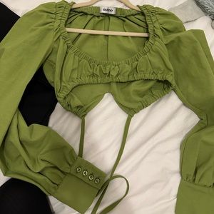 Danielle Guizio crop top